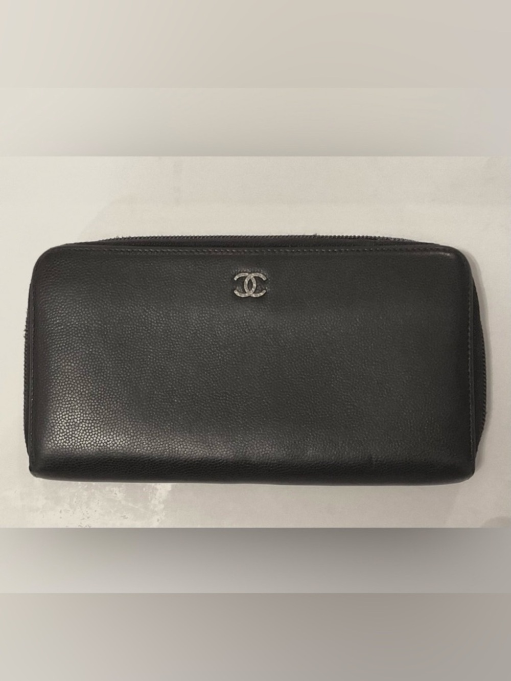 Chanel Black Leather Wallet